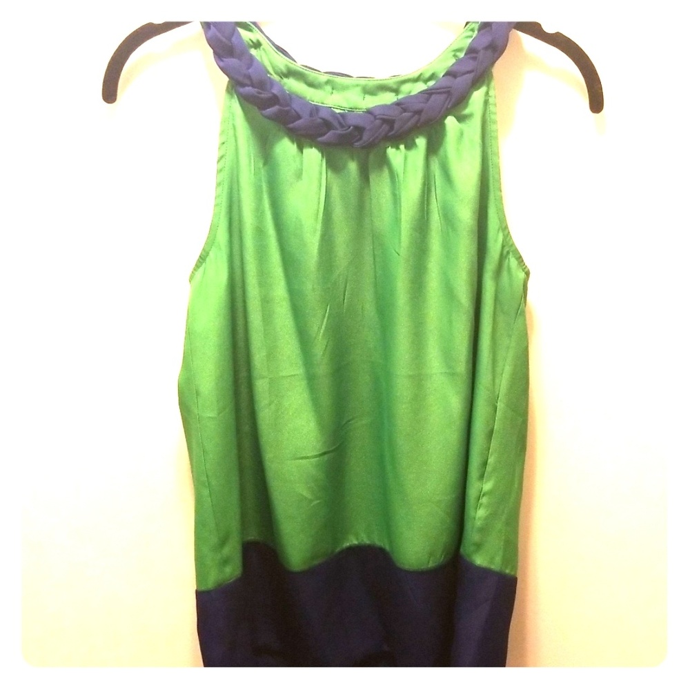 Banana Republic Blue and Green Top